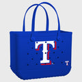 Original Bogg Bag Texas Rangers Oversized Beach Travel Tote Oversized Oversized with Waterproof Phone Pouch for Beach Vacation Travel Organizer Vacation Essentials for Women