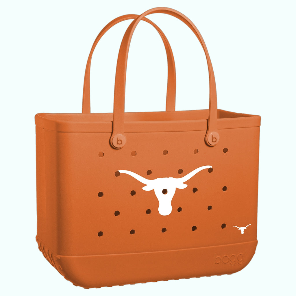 Original Bogg Bag Texas Longhorns Resort Lifestyle Tote Modern Tip Resistant Deep Storage Interior for Summer Adventures