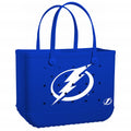 Original Bogg Bag Tampa Bay Lightning Sand Resistant Beach Storage Bag Lightweight Waterproof with Cosmetic Organizer for Weekend Getaways Travel Organizer Vacation Essentials for Women