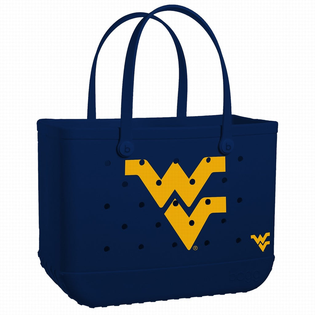 Original Bogg Bag West Virginia Mountaineers Summer Escape Beach Bag Premium Sandproof Deep Storage Interior for Family Trips