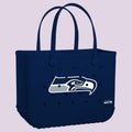 Original Bogg Bag Seattle Seahawks Pool Party Storage Bag Lightweight Multi Purpose Bonus Cosmetic Bag Included for Cruise Travel