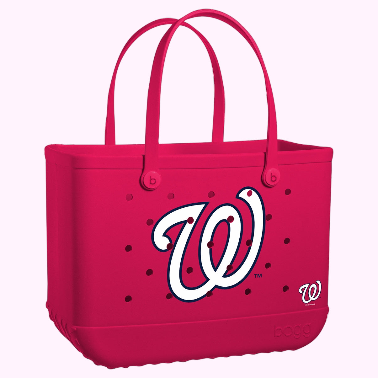 Original Bogg Bag Washington Nationals Summer Holiday Storage Tote Stylish Waterproof Easy Maintenance Surface for Pool Activities