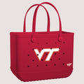 Original Bogg Bag Virginia Tech Hokies Summer Holiday Storage Tote Stylish Waterproof Easy Maintenance Surface for Pool Activities