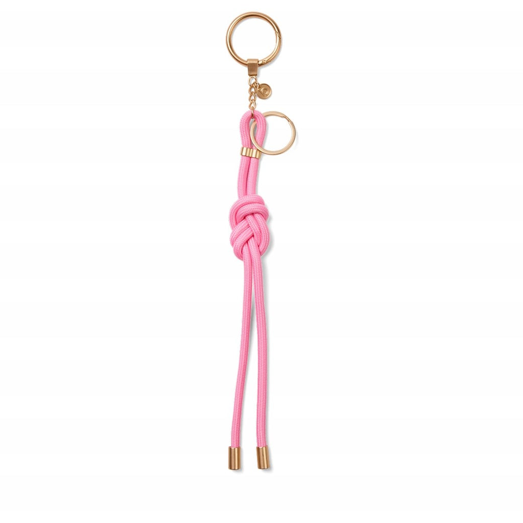 Bogg'd & Charmed Pink Taffy Nautical Rope Adventure Ready Beach Tote Luxury Large Capacity Waterproof Phone Pouch Included for Outdoor Sports