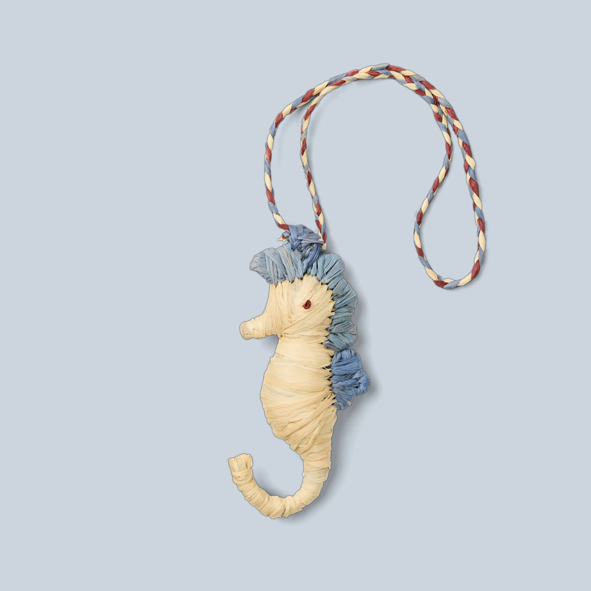 Bogg'd & Charmed Raffia Seahorse Water Sports Travel Tote Tip Resistant Tip Resistant with Non Slip Bottom for Lake Adventures Travel Organizer Vacation Essentials for Women