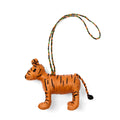 Bogg'd & Charmed Raffia Tiger Sunny Getaway Carryall Premium Large Capacity Accessory Organizer Pouch for Beach Holidays