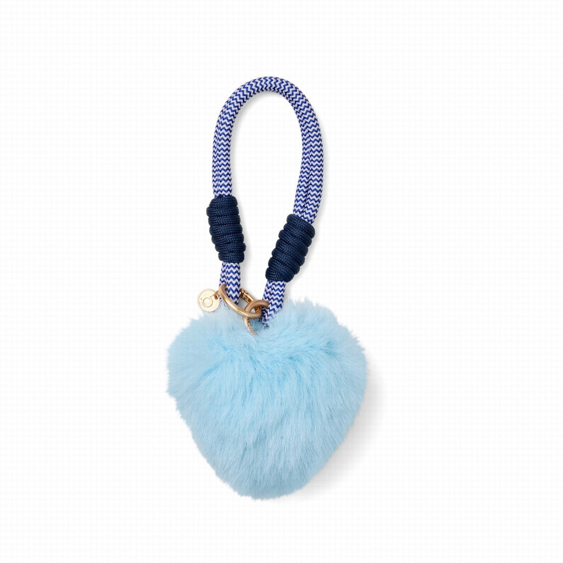 Bogg'd & Charmed Blue Heart Pouf Heavy Duty Rubber Beach Bag Easy Clean Sandproof with Cosmetic Organizer for Family Beach Days Travel Organizer Vacation Essentials for Women
