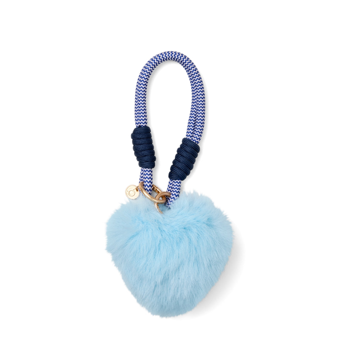 Bogg'd & Charmed Blue Heart Pouf Pool Gear Organizer Ultra Durable Large Capacity Reinforced Grip Handles for Women