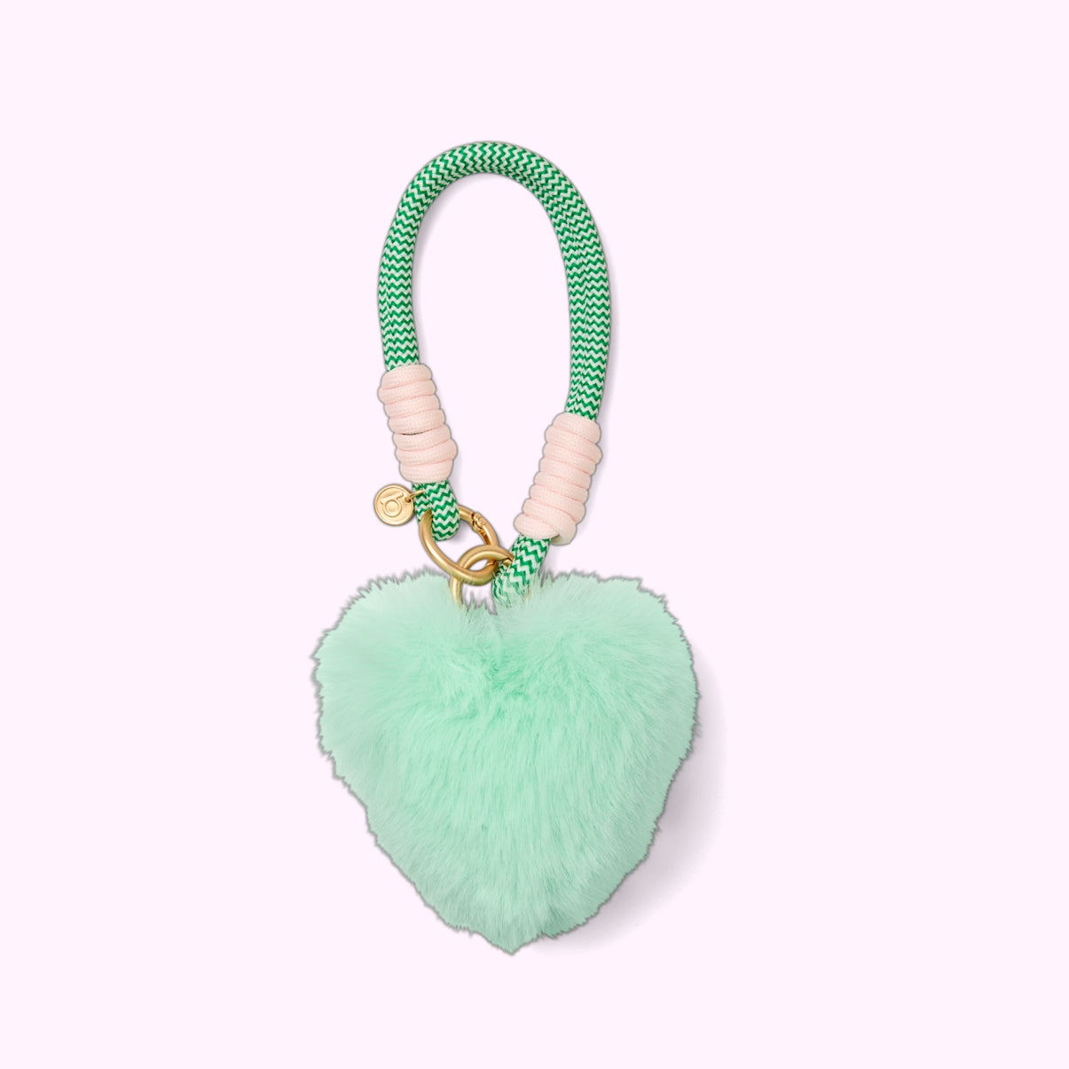 Bogg'd & Charmed Green Heart Pouf Poolside Storage Carryall Tip Resistant Waterproof with Adjustable Shoulder Strap for Tropical Vacations Travel Organizer Vacation Essentials for Women