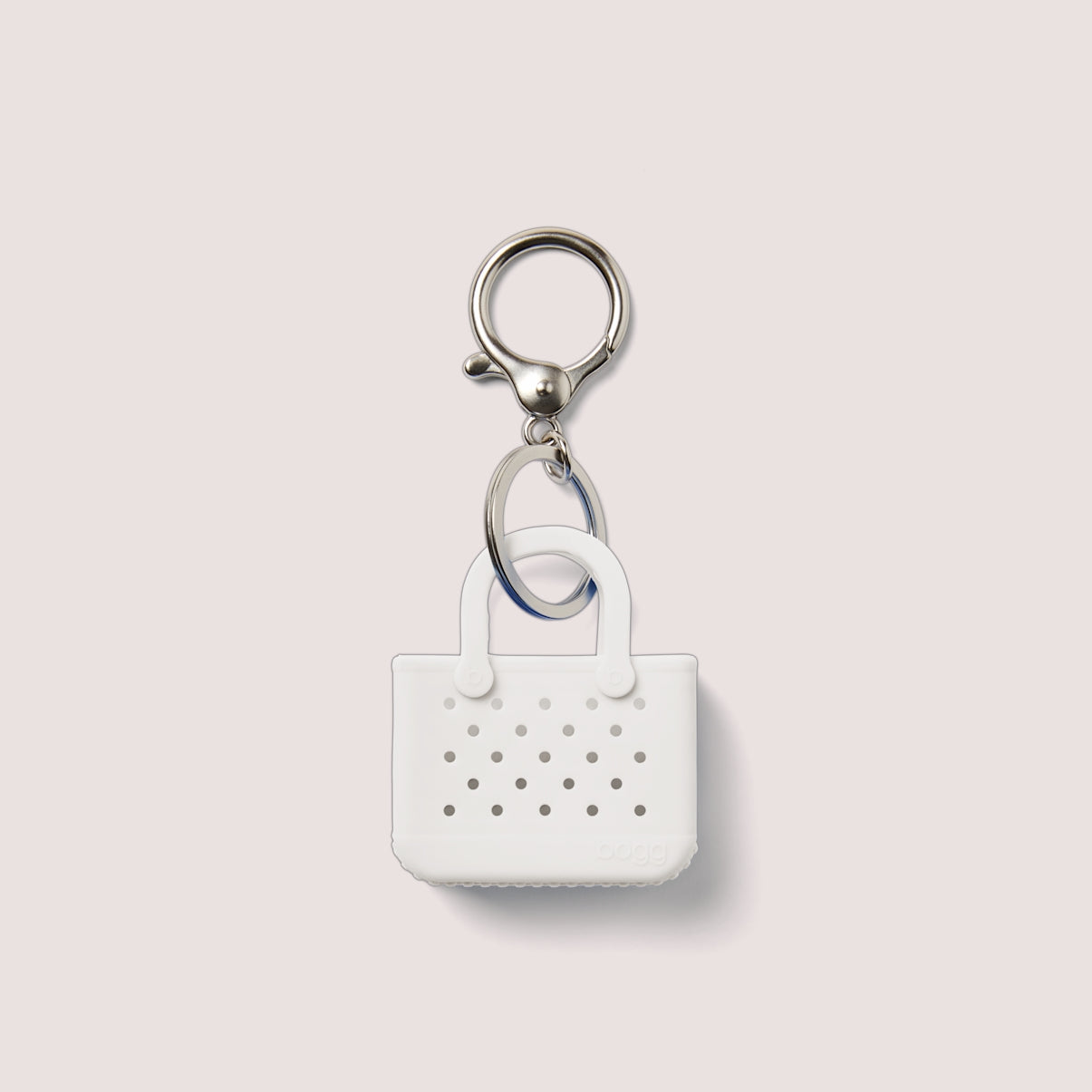 Tiny Tote Keychain For Shore White Cruise Ship Essentials Tote Luxury Easy Clean Accessory Organizer Pouch for Pool Activities