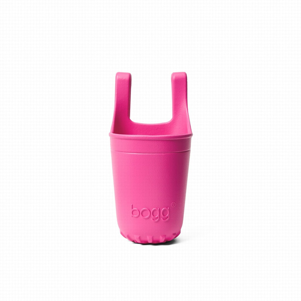 Bogg Bevy Haute Pink Heavy Duty Rubber Beach Bag Large Capacity Oversized with Makeup Bag for Family Beach Days Travel Organizer Vacation Essentials for Women