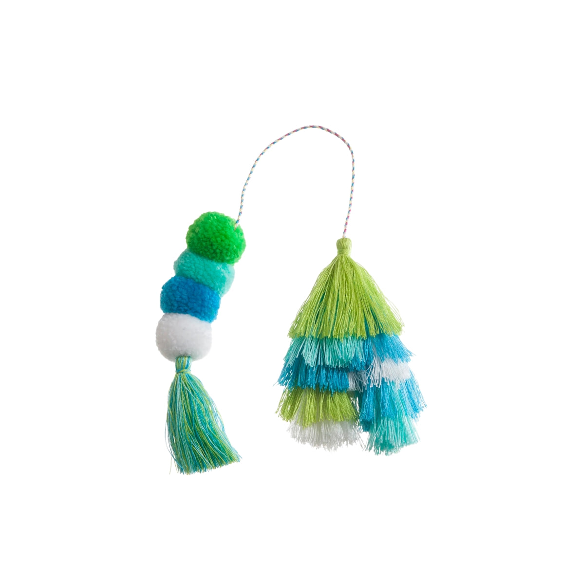 Bogg Bag Bauble Seaweed Double Tassel Yacht Day Travel Organizer Flexible Waterproof Waterproof Phone Pouch Included for Beach Holidays