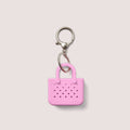 Tiny Tote Keychain Pink Taffy Ocean Day Storage Tote Portable Quick Dry Easy Maintenance Surface for Boat Excursions