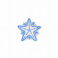 Bogg Bit Blue Starfish Poolside Essentials Organizer Flexible Tip Resistant Non Slip Bottom Design for Pool Activities