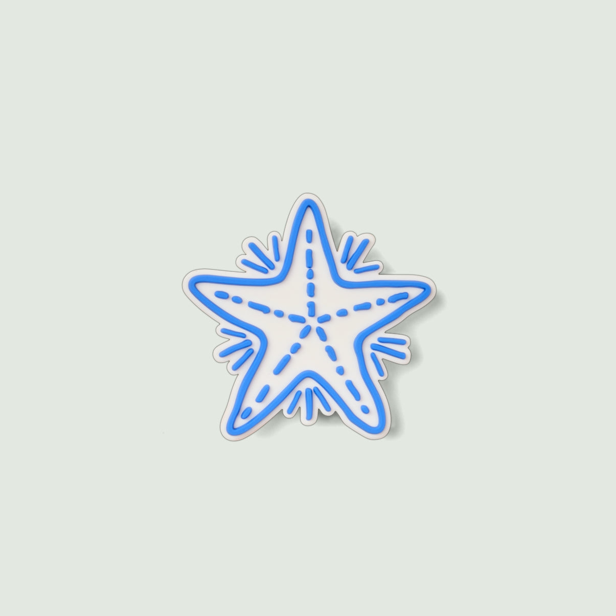 Bogg Bit Blue Starfish Weekend Getaway Beach Bag Durable Durable with Waterproof Phone Pouch for Resort Holidays Travel Organizer Vacation Essentials for Women