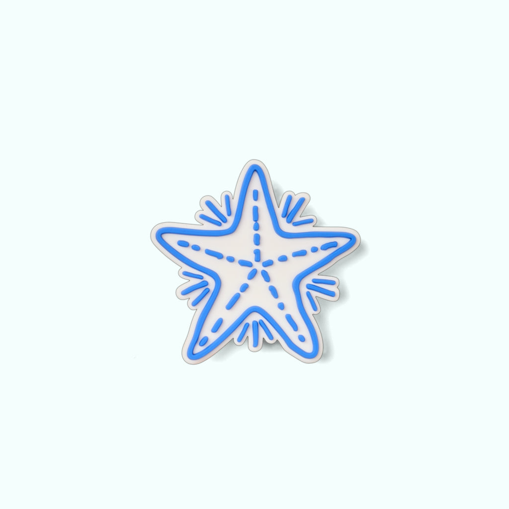 Bogg Bit Blue Starfish Cruise Ship Essentials Tote Lightweight Large Capacity Waterproof Phone Pouch Included for Family Trips