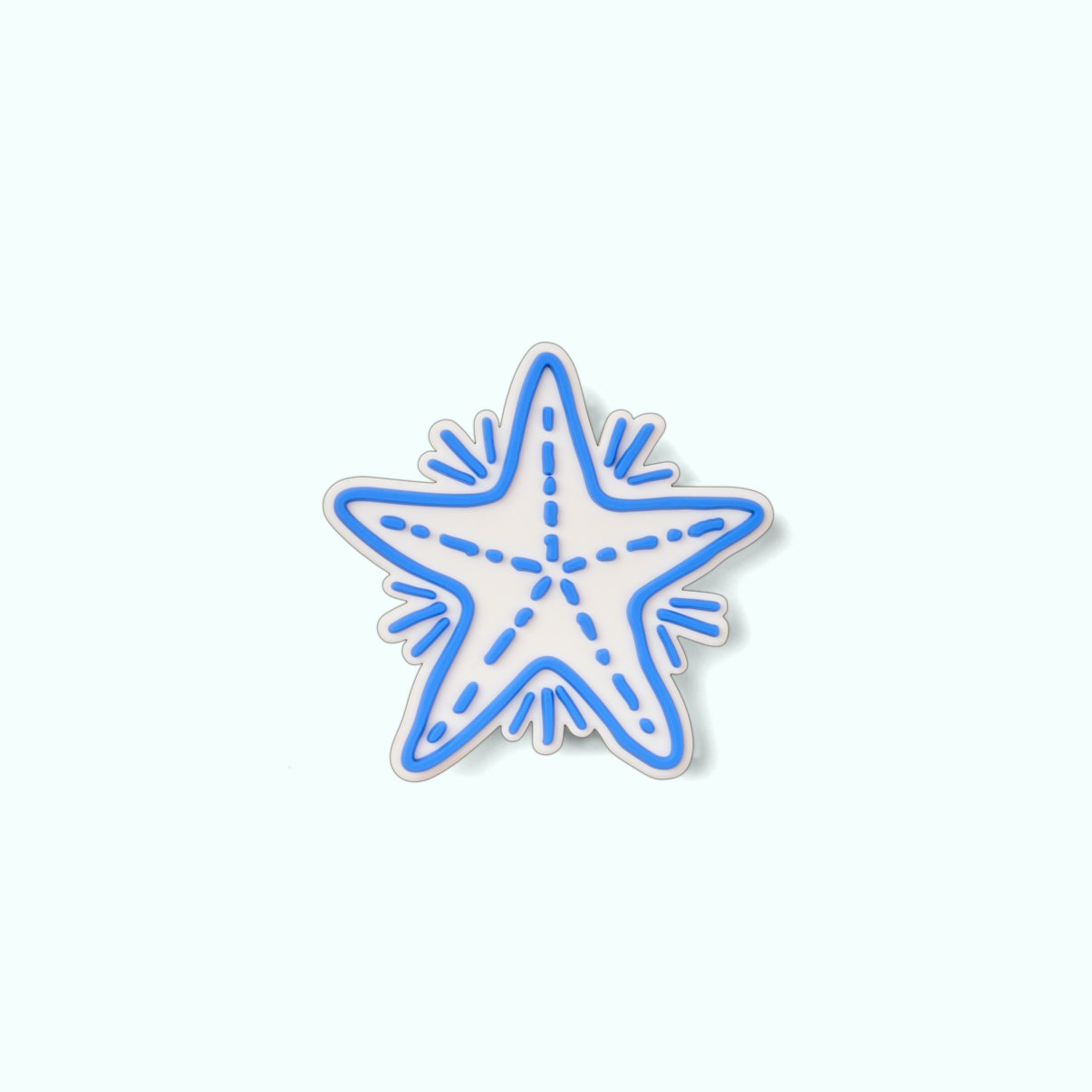 Bogg Bit Blue Starfish Cruise Ship Essentials Tote Lightweight Large Capacity Waterproof Phone Pouch Included for Family Trips
