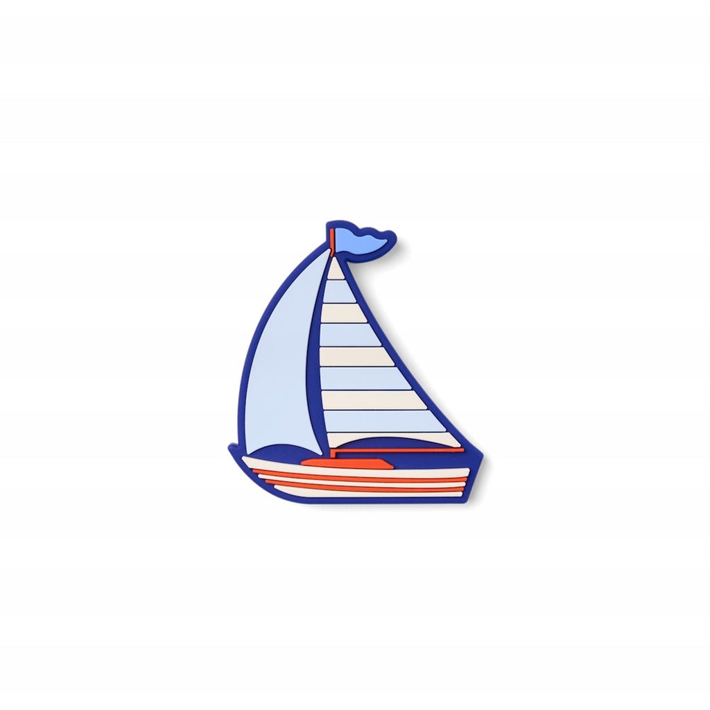 Bogg Bit Sailboat Summer Escape Beach Bag Lightweight Travel Friendly Non Slip Bottom Design for Resort Vacations