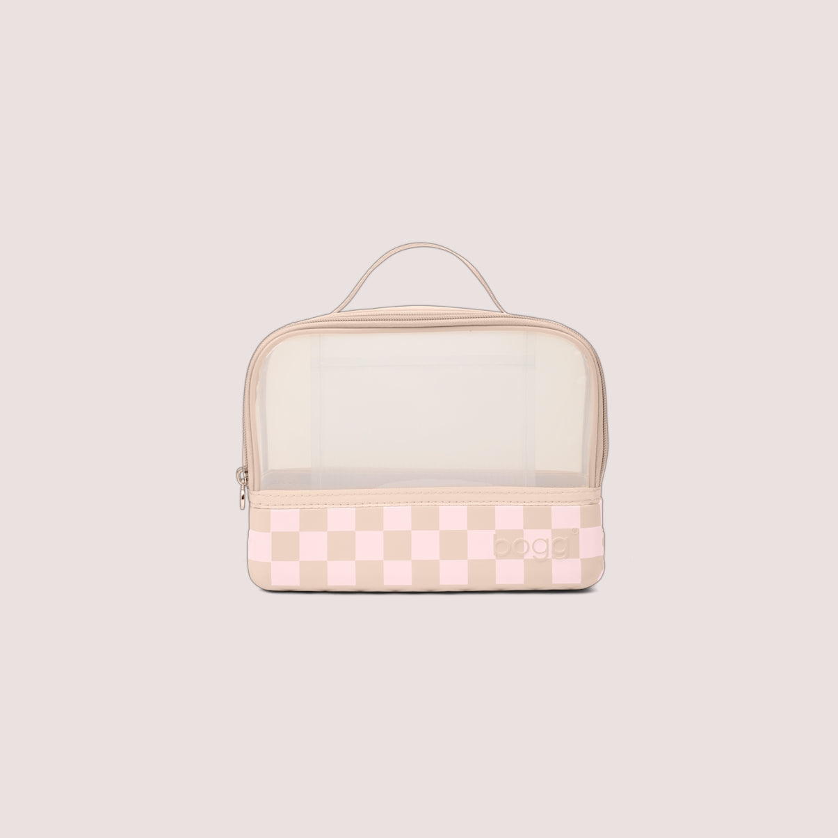 Boggs N' Ends Checkered Linen/ Pink Marshmallow Water Activity Organizer Premium Waterproof Open Top Access Access for Outdoor Sports