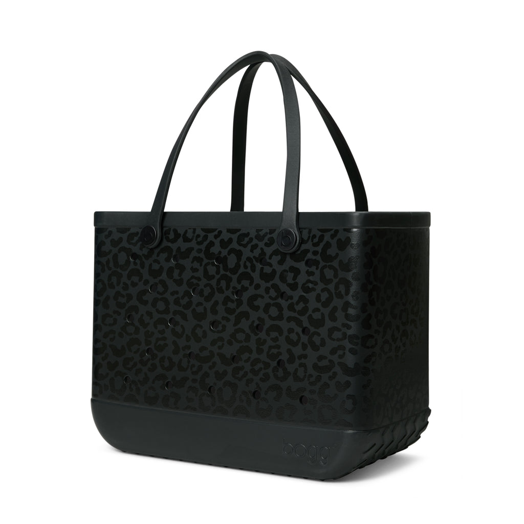 Original Bogg Bag Onyx Leopard Resort Vacation Beach Tote Durable Travel Friendly with Cosmetic Organizer for Resort Holidays Travel Organizer Vacation Essentials for Women