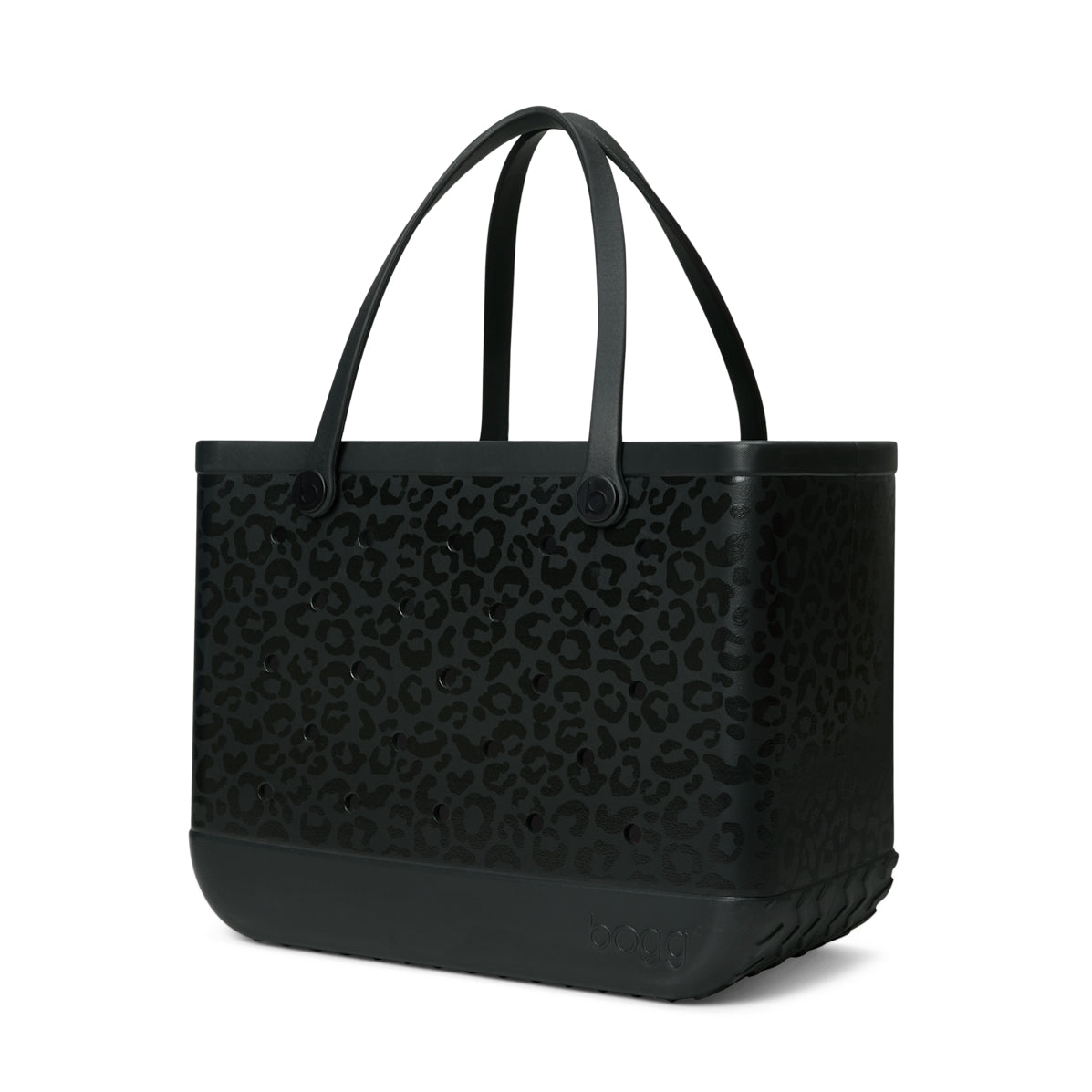 Original Bogg Bag Onyx Leopard Resort Vacation Beach Tote Durable Travel Friendly with Cosmetic Organizer for Resort Holidays Travel Organizer Vacation Essentials for Women