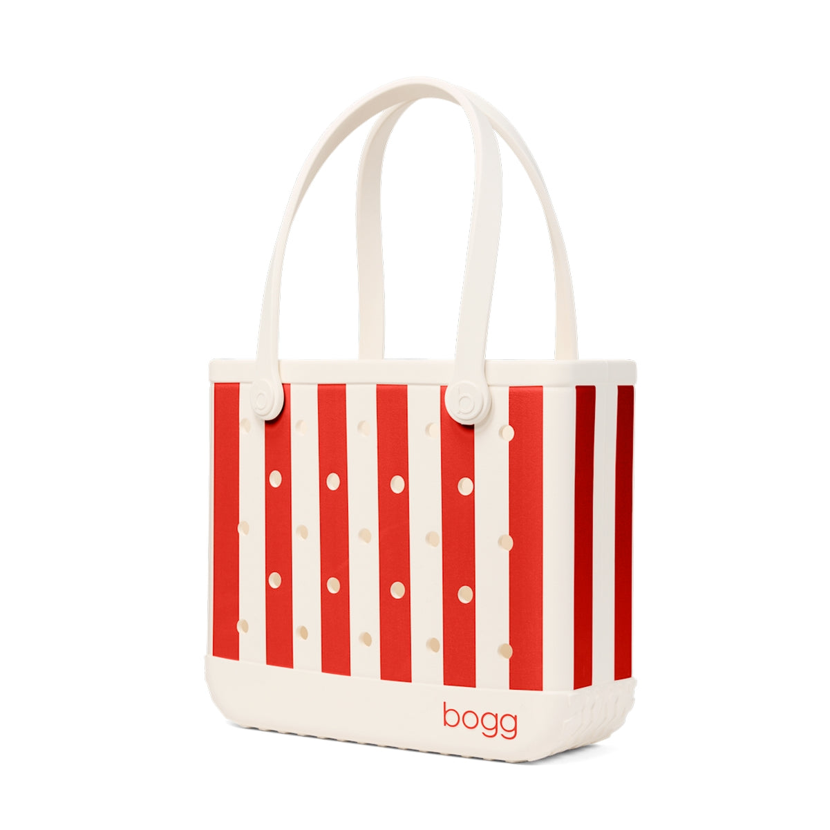 Baby Bogg Bag Buoy Red Stripe Open Top Beach Organizer Tip Resistant Large Capacity with Waterproof Phone Pouch for Outdoor Adventures Travel Organizer Vacation Essentials for Women