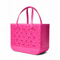 Original Bogg Bag Purrr fectly Pink Leopard Family Fun Day Tote Functional Easy Clean Deep Storage Interior for Cruise Travel