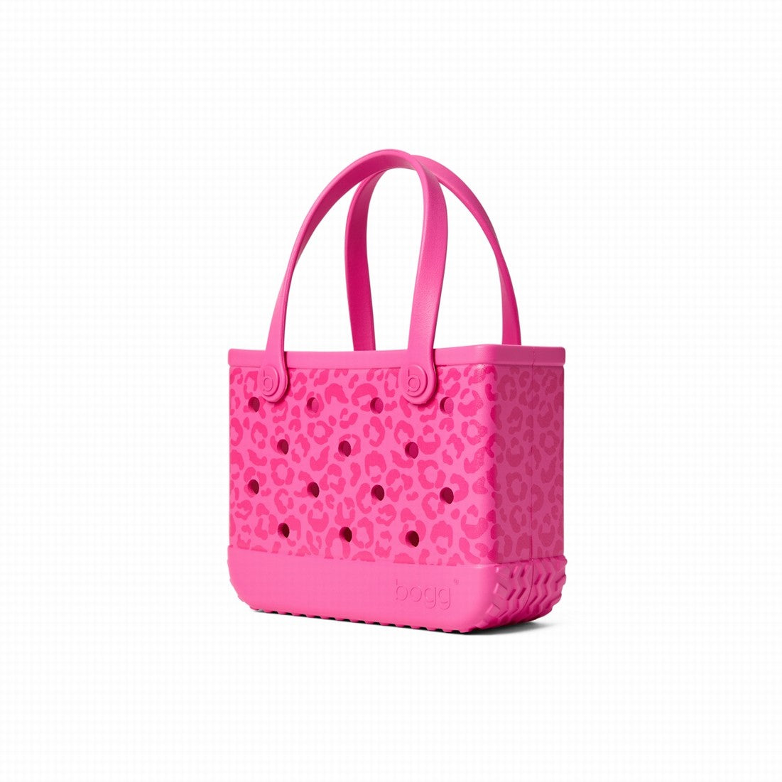 Bitty Bogg Bag Purrr fectly Pink Leopard Women's Waterproof Beach Tote Large Capacity Easy Clean with Adjustable Shoulder Strap for Lake Adventures Travel Organizer Vacation Essentials for Women