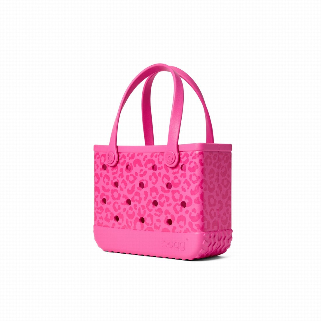 Bitty Bogg Bag Purrr fectly Pink Leopard Multi Purpose Travel Carryall Lightweight Tip Resistant with Reinforced Handles for Water Sports Travel Organizer Vacation Essentials for Women