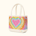 Baby Bogg Bag Dye licious Heart Pink Taffy Multi Purpose Travel Carryall Sandproof Durable with Non Slip Bottom for Camping Trips Travel Organizer Vacation Essentials for Women