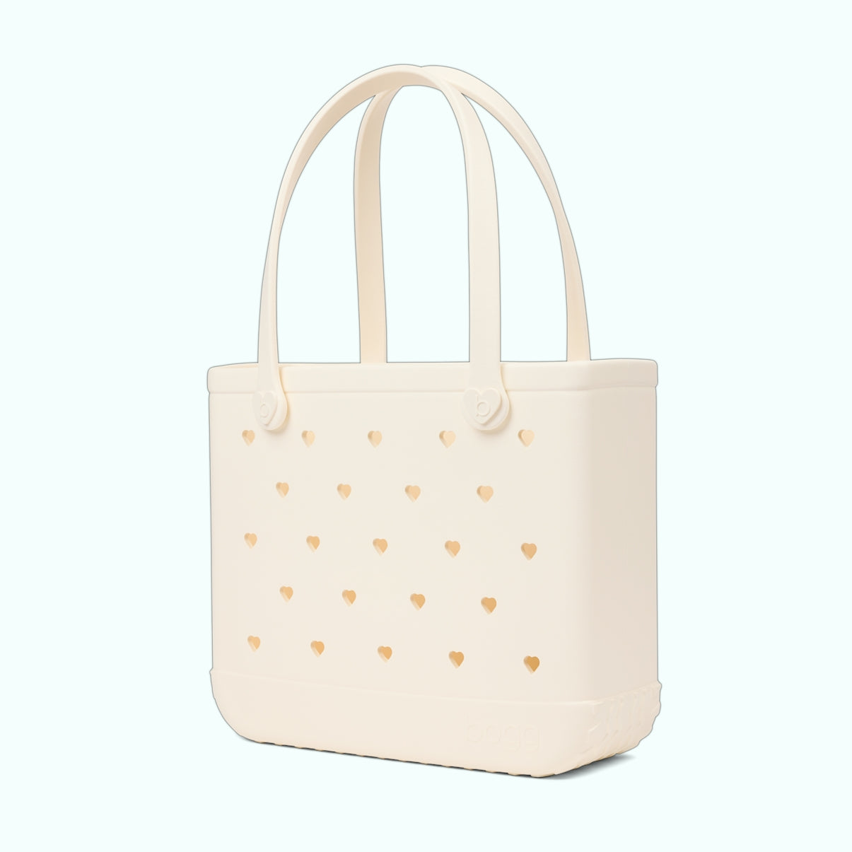 Baby Bogg Bag Cut Out Heart Coconut Women's Waterproof Beach Tote Tip Resistant Waterproof with Extra Storage Compartments for Water Sports Travel Organizer Vacation Essentials for Women