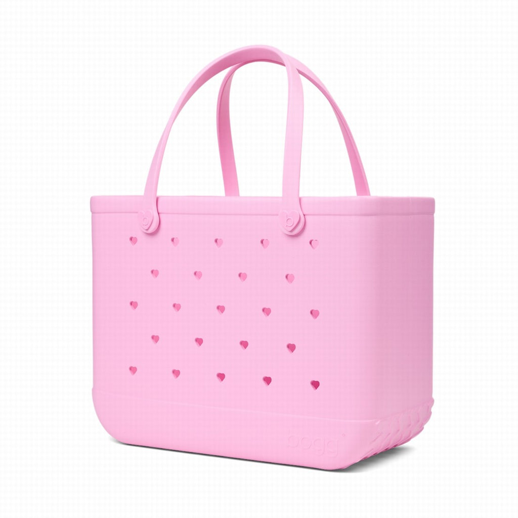 Original Bogg Bag Cut Out Heart Pink Taffy Outdoor Leisure Organizer Modern Tip Resistant Accessory Organizer Pouch for Weekend Travel