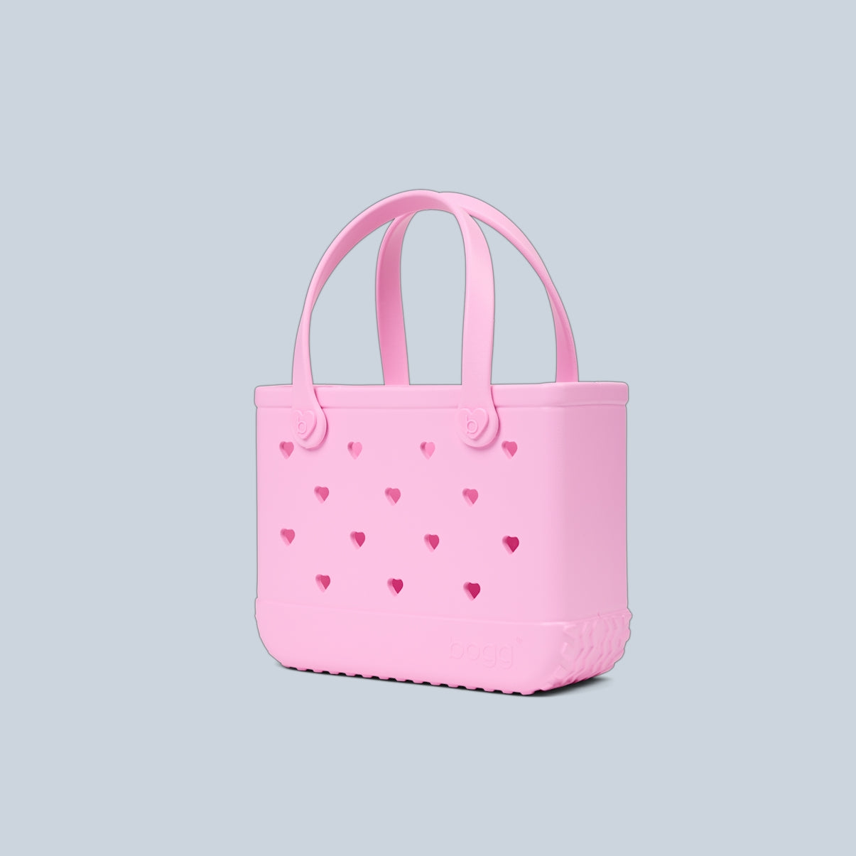 Bitty Bogg Bag Cut Out Heart Pink Taffy Outdoor Adventure Pool Tote Lightweight Easy Clean with Cosmetic Organizer for Weekend Getaways Travel Organizer Vacation Essentials for Women