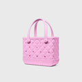 Bitty Bogg Bag Quilted Pink Taffy Vacation Gear Organizer Flexible Washable Adjustable Shoulder Strap for Outdoor Sports