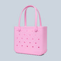 Baby Bogg Bag Pink Taffy Luxury Resort Pool Tote Washable Travel Friendly with Waterproof Phone Pouch for Family Beach Days Travel Organizer Vacation Essentials for Women