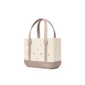 Bitty Bogg Bag Varsity Mushroom Water Sports Travel Tote Tip Resistant Washable with Cosmetic Organizer for Family Beach Days Travel Organizer Vacation Essentials for Women