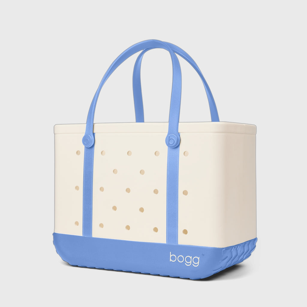 Original Bogg Bag Varsity Out Of The Blue Seaside Family Tote Ultra Durable Oversized Easy Maintenance Surface for Outdoor Sports