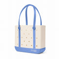 Baby Bogg Bag Varsity Out Of The Blue Resort Vacation Beach Tote Travel Friendly Large Capacity with Easy Clean Surface for Cruise Travel Travel Organizer Vacation Essentials for Women