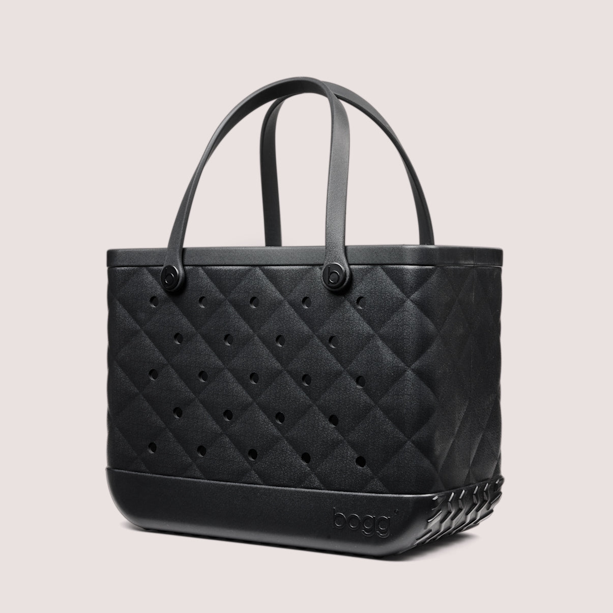Original Bogg Bag Quilted LBD Black Resort Vacation Beach Tote Easy Clean Travel Friendly with Spacious Interior for Tropical Vacations Travel Organizer Vacation Essentials for Women