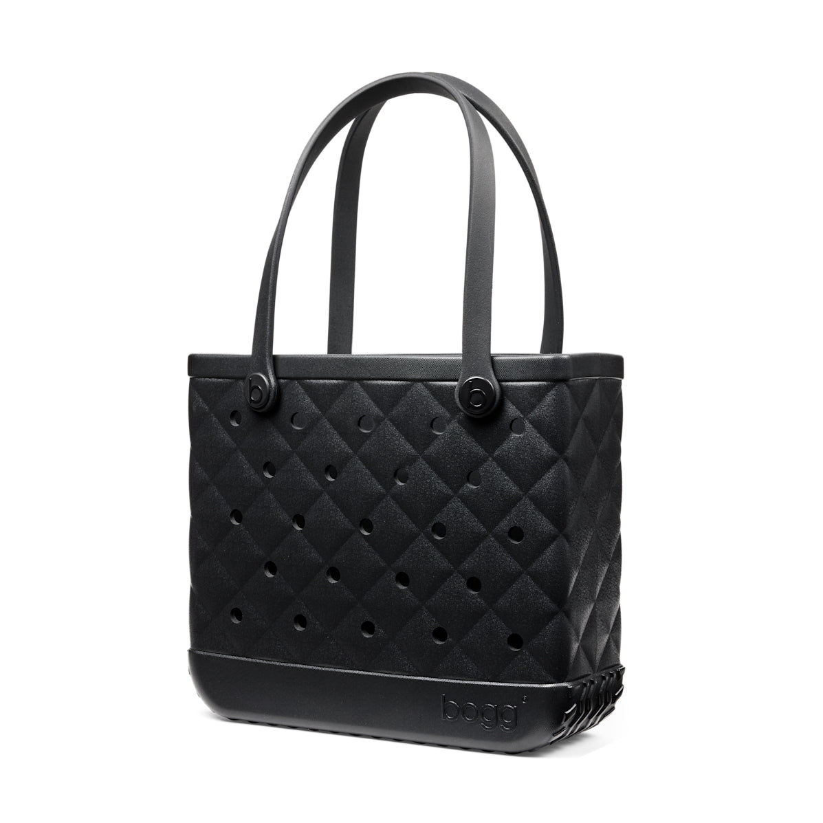 Baby Bogg Bag Quilted LBD Black Coastal Weekend Carryall Modern Washable Easy Maintenance Surface for Boat Excursions