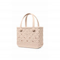 Bitty Bogg Bag Quilted Freshly Pressed Linen Boat Deck Storage Bag Premium Easy Clean Bonus Cosmetic Bag Included for Boat Excursions