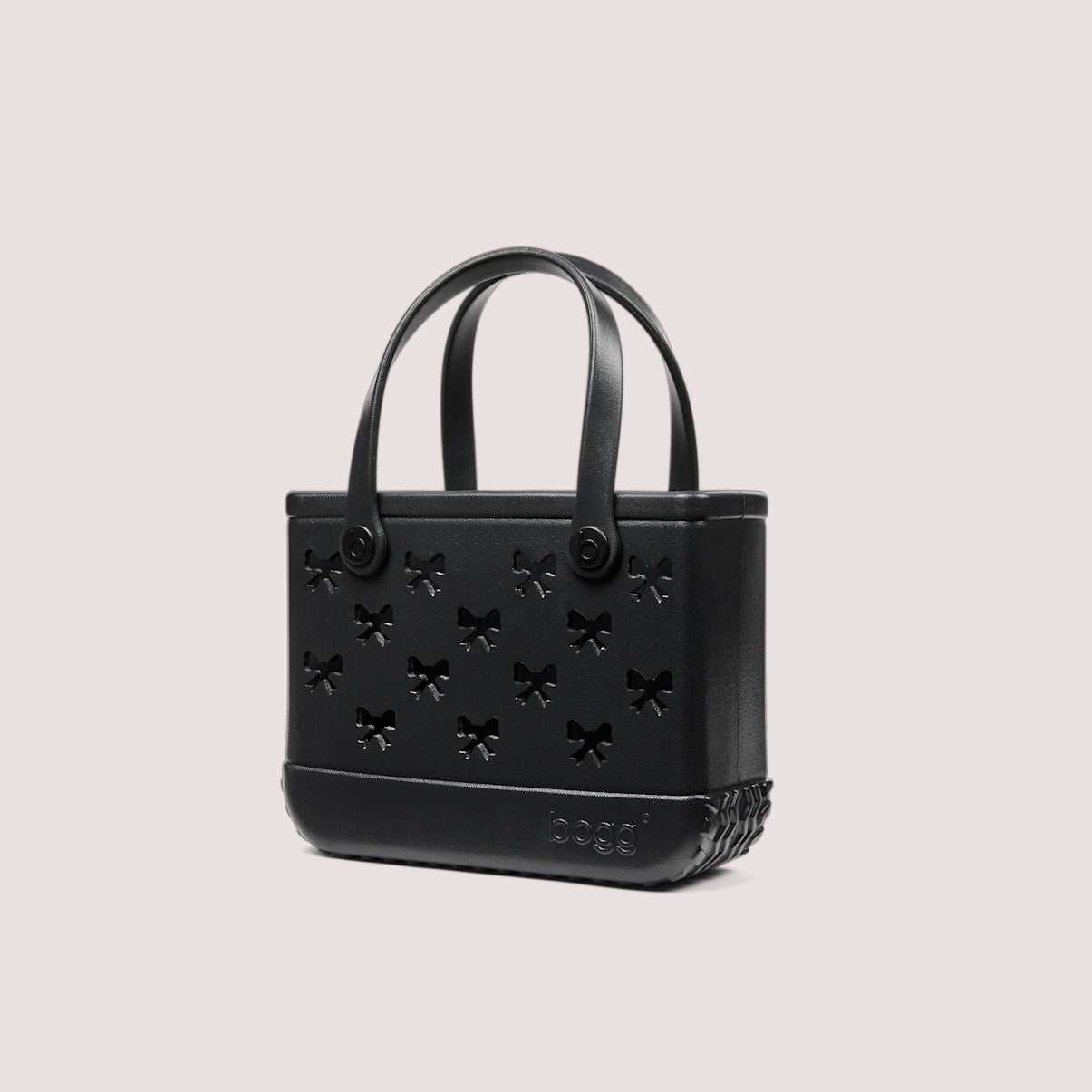 Bitty Bogg Bag Black Bows Summer Escape Beach Bag Premium Sandproof Open Top Access Access for Weekend Travel