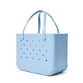 Original Bogg Bag Blue Skies and Bogg Bag Outdoor Adventure Pool Tote Large Capacity Washable with Reinforced Handles for Pool Days Travel Organizer Vacation Essentials for Women