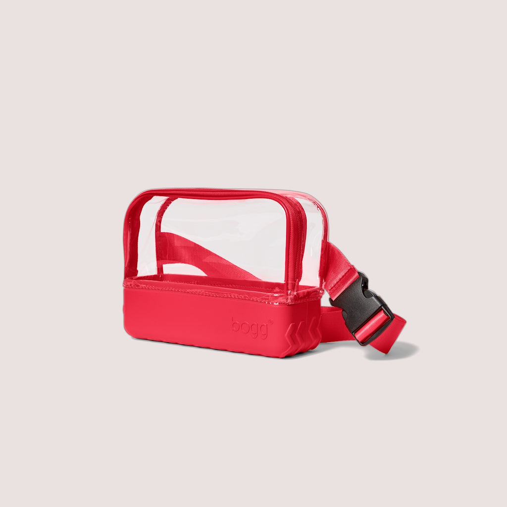 Bogg Stadium Bag Off to the Races Red Water Sports Travel Tote Travel Friendly Sandproof with Travel Accessory Pouch for Pool Days Travel Organizer Vacation Essentials for Women