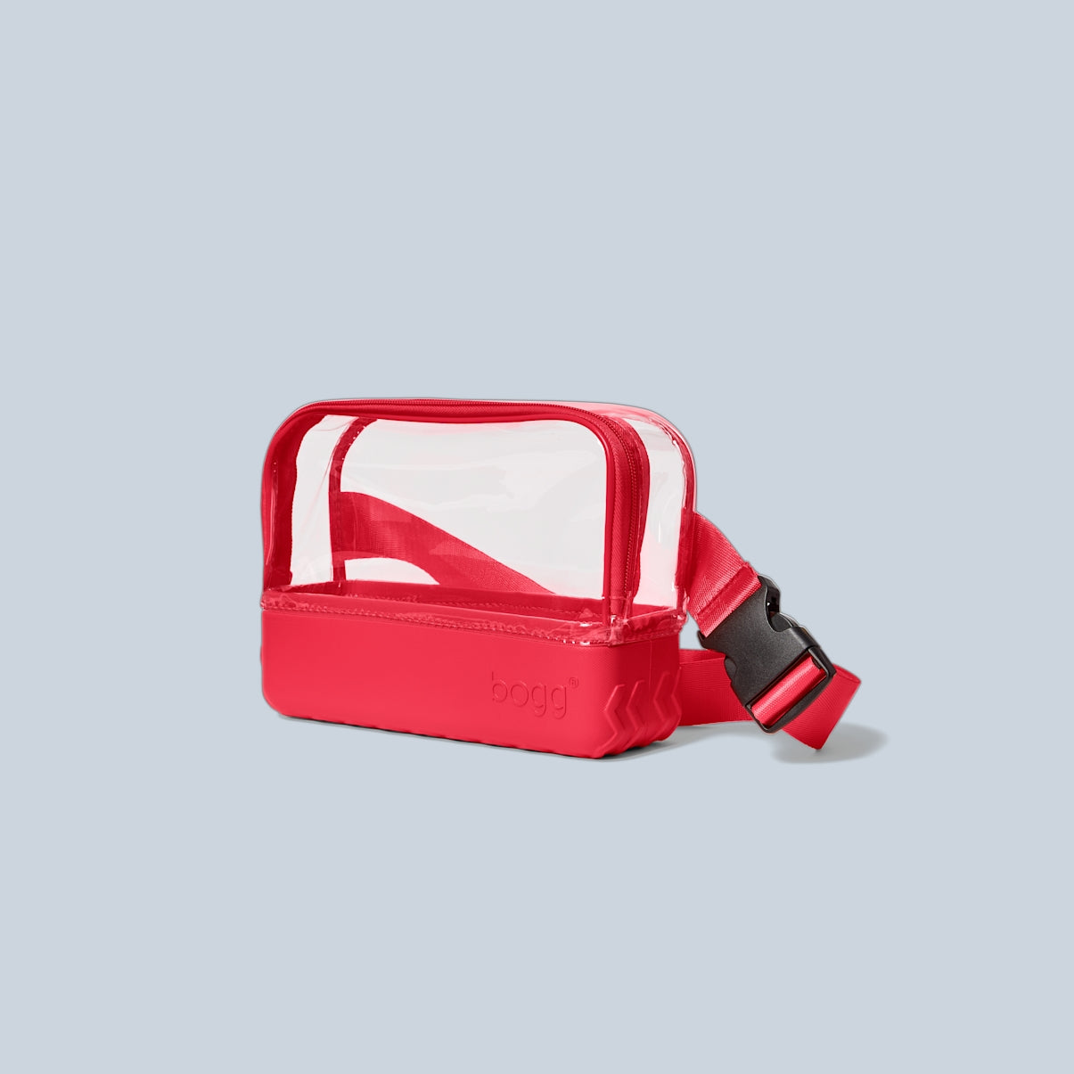 Bogg Stadium Bag Off to the Races Red Water Sports Travel Tote Easy Clean Tip Resistant with Makeup Bag for Cruise Travel Travel Organizer Vacation Essentials for Women
