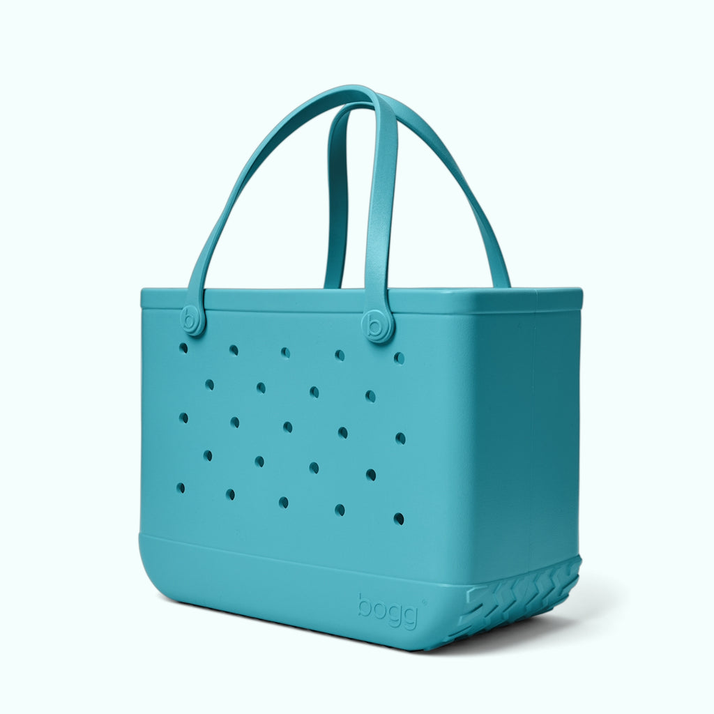 Original Bogg Bag Turquoise and Caicos Resort Lifestyle Tote Premium Large Capacity Adjustable Shoulder Strap for Beach Holidays