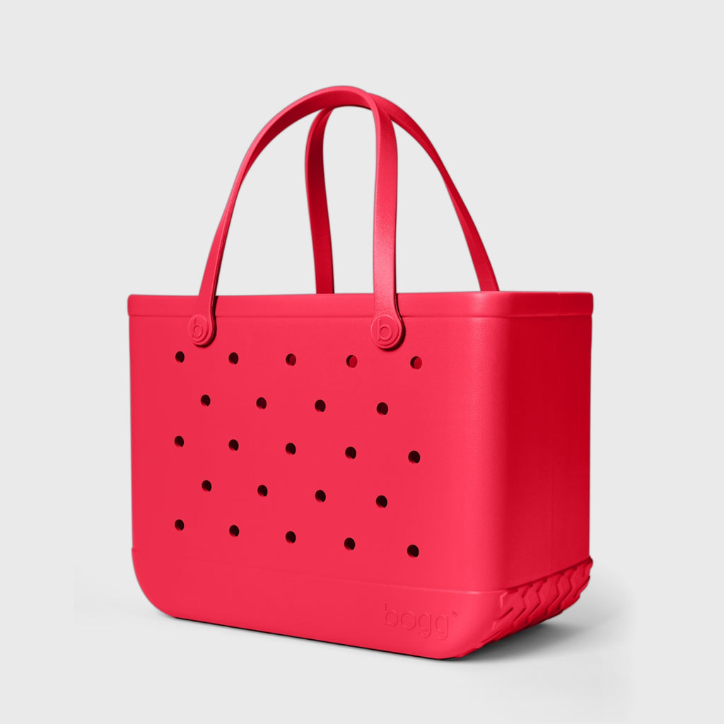 Original Bogg Bag Off to the Races Red Outdoor Journey Tote Heavy Duty Oversized Accessory Organizer Pouch for Family Trips