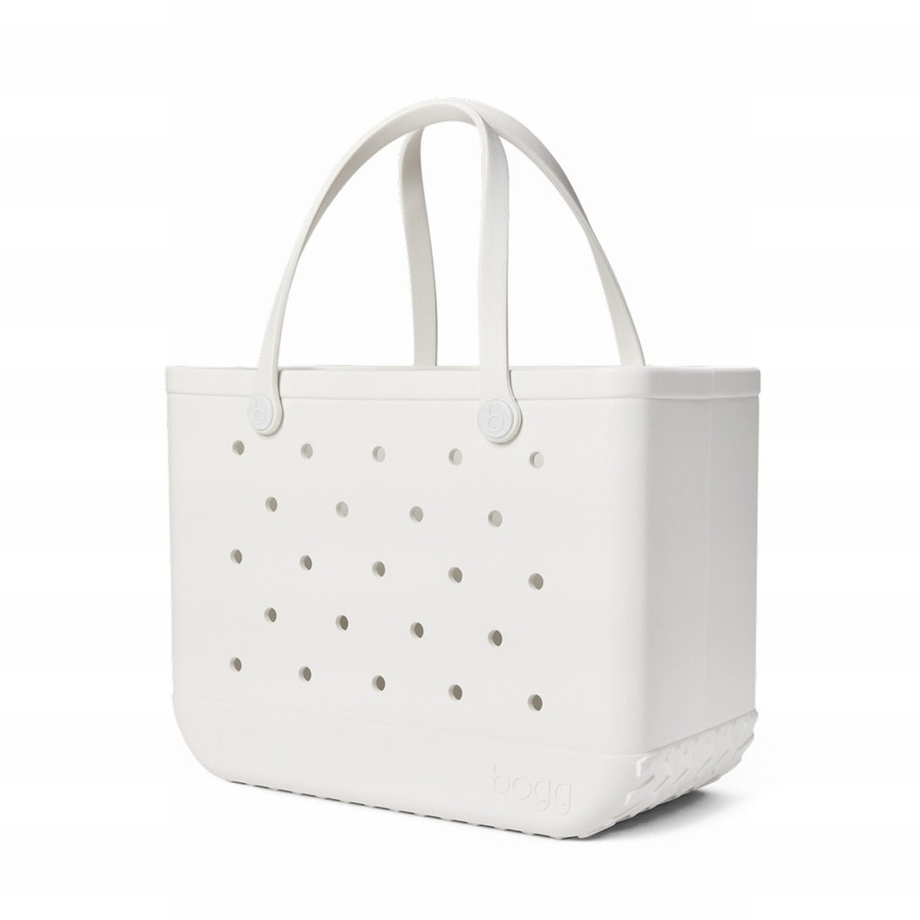 Original Bogg Bag For Shore White Tropical Resort Beach Bag Ultra Durable Quick Dry Bonus Cosmetic Bag Included for Women