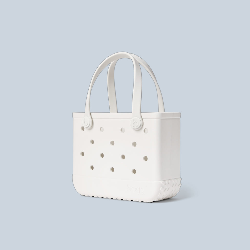 Bitty Bogg Bag For Shore White Oversized Beach Travel Tote Tip Resistant Waterproof with Extra Storage Compartments for Yacht Excursions Travel Organizer Vacation Essentials for Women