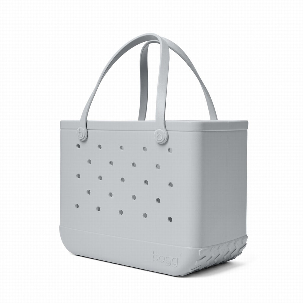 Original Bogg Bag Shades of Gray Sunny Getaway Carryall Lightweight Waterproof Extra Wide Opening for Resort Vacations